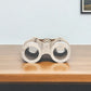 3" Brass Aluminum Hand Painted Decorative Binocular Tabletop Sculpture
