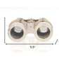 3" Brass Aluminum Hand Painted Decorative Binocular Tabletop Sculpture