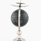 18" Nickel Metal Hand Painted Figurine Tabletop Sculpture