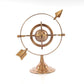 5.5" X 7" X 8.5" Brass Armillary
