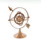 5.5" X 7" X 8.5" Brass Armillary