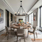 32" X 37" X 32" 8 Bulbs Rope  Pendant Lamp
