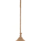 Beige and Black Iron and Rope Ceiling Light