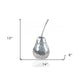 Delicious Hammered Finish Pear Statue