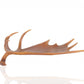12" Brown Antler Resin Serving Tray