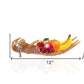 12" Brown Antler Resin Serving Tray