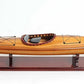 Rich Cedar Kayak Model Sculpture