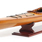 Rich Cedar Kayak Model Sculpture