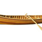16" Wood Brown Solid Wood Hand Painted Model Boat Tabletop Sculpture