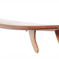 70" Brown Solid Wood Wall Mounted Floating Shelf