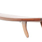 70" Brown Solid Wood Wall Mounted Floating Shelf