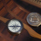Brass Makers To The Queen Compass With Leather Case