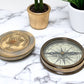 Brass Makers To The Queen Compass With Leather Case