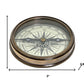 Brass Makers To The Queen Compass With Leather Case