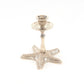 5" Silver Brass Starfish Tabletop Candle Holder
