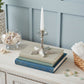 5" Silver Brass Starfish Tabletop Candle Holder