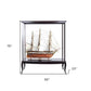 23" Dark Brown Glass Standard Display Stand