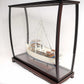 40" Dark Brown Solid Wood Frame Display Stand