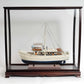40" Dark Brown Solid Wood Frame Display Stand