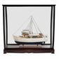 40" Dark Brown Solid Wood Frame Display Stand