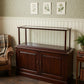 39" Dark Brown Glass Standard Display Stand