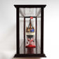 39" Dark Brown Glass Standard Display Stand