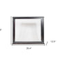 14" Black Glass Standard Display Stand