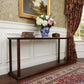 10" Dark Brown And Clear Glass Standard Display Stand