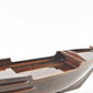 6" Dark Brown Novelty Wood Serving Tray With Handles