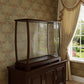 14" Silver And Clear Glass Standard Display Stand