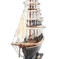 17" Brown Wood and Metal Hand Painted Cutty Sark Model Boat Tabletop Sculpture