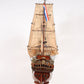 26" Brown Solid Wood Hand Painted Model Boat