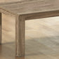 Set of Three 44" Taupe Coffee Table