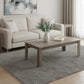 Set of Three 44" Taupe Coffee Table