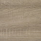 Set of Three 36" Taupe Coffee Table With Shelf