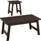 Set of Three 36" Espresso Coffee Table