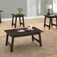 Set of Three 36" Espresso Coffee Table