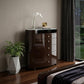 63" Brown Wood Six Drawer Dresser