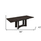 Seven Piece Gray Dining Set with Six Chairs