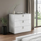 62" White Wood Six Drawer