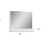 45" White Wood Framed Mounted Dresser Mirror