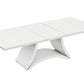 72" White Buffet Table with Four Doors
