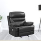 43" Grey Faux Leather Power Recliner Chair