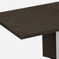 Set of Two Gray And Espresso Upholstered Dining Side Chairs