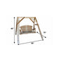 70" Natural Swing Chair