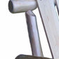 59" Natural Solid Wood Adirondack Chair