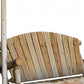 71" X 24" X 47"  Natural Wood Porch Swing