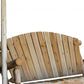 71" X 24" X 47"  Natural Wood Porch Swing