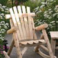 31" X 42" X 41"  Natural Wood Rocking Chair