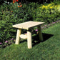 Rustic And Natural Wood End Or Side Table